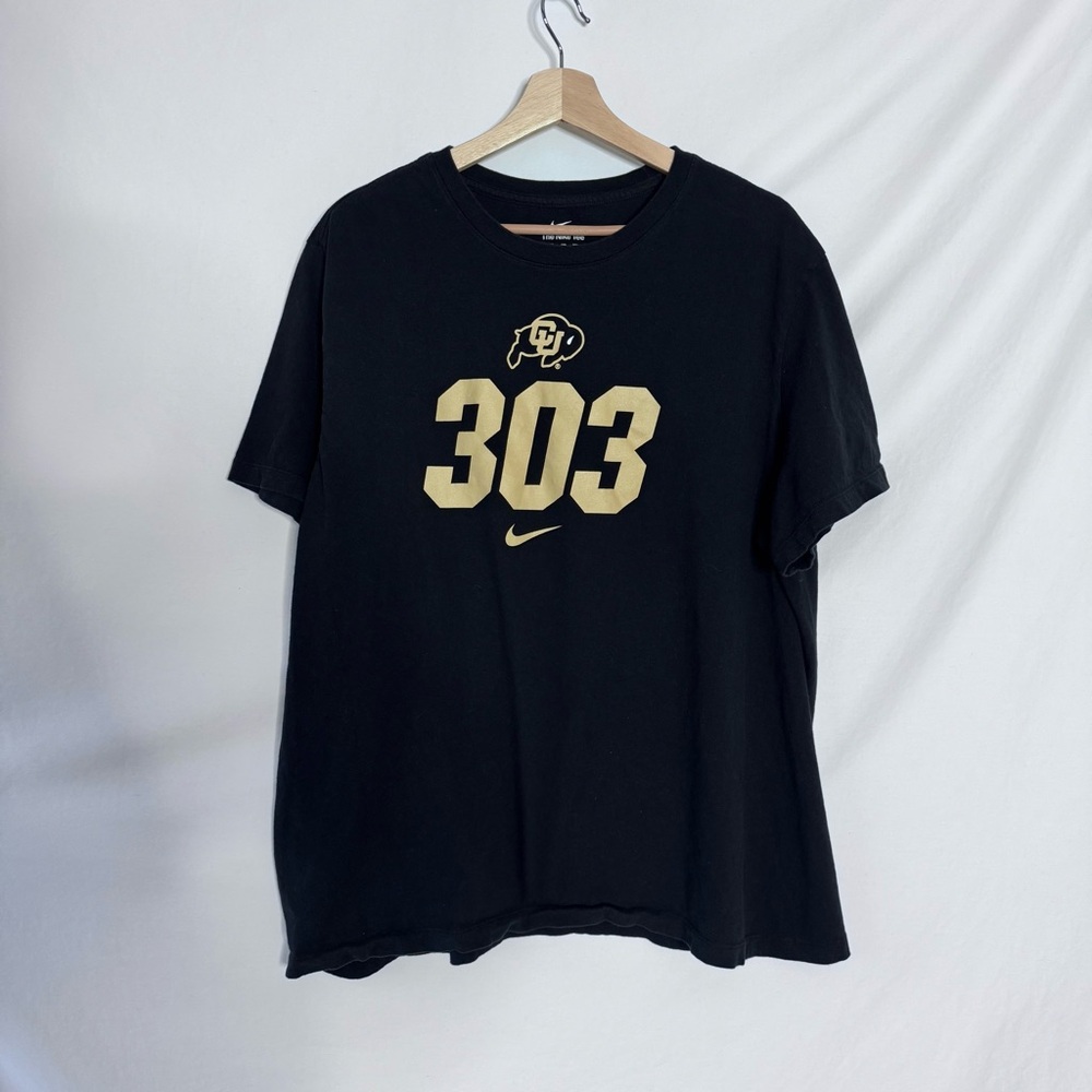 2/$20 Nike Colorado Buffaloes 303 Graphic Tee Black Gold XXL